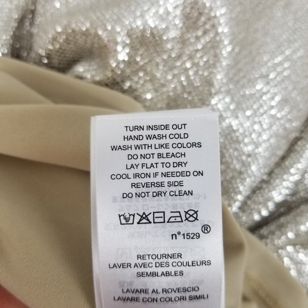 Ralph Lauren Flutter Sleeve Evening Dress 6 & 12 - Picture 12 of 13
